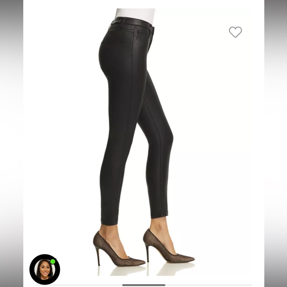 Franky Coated Leather-Effect Jeans the Kooples size 27